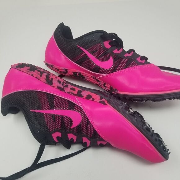 Nike Rival S Racing Sprint Pink and Black Cleats Shoes Womens Size 9.5. - Picture 11 of 15
